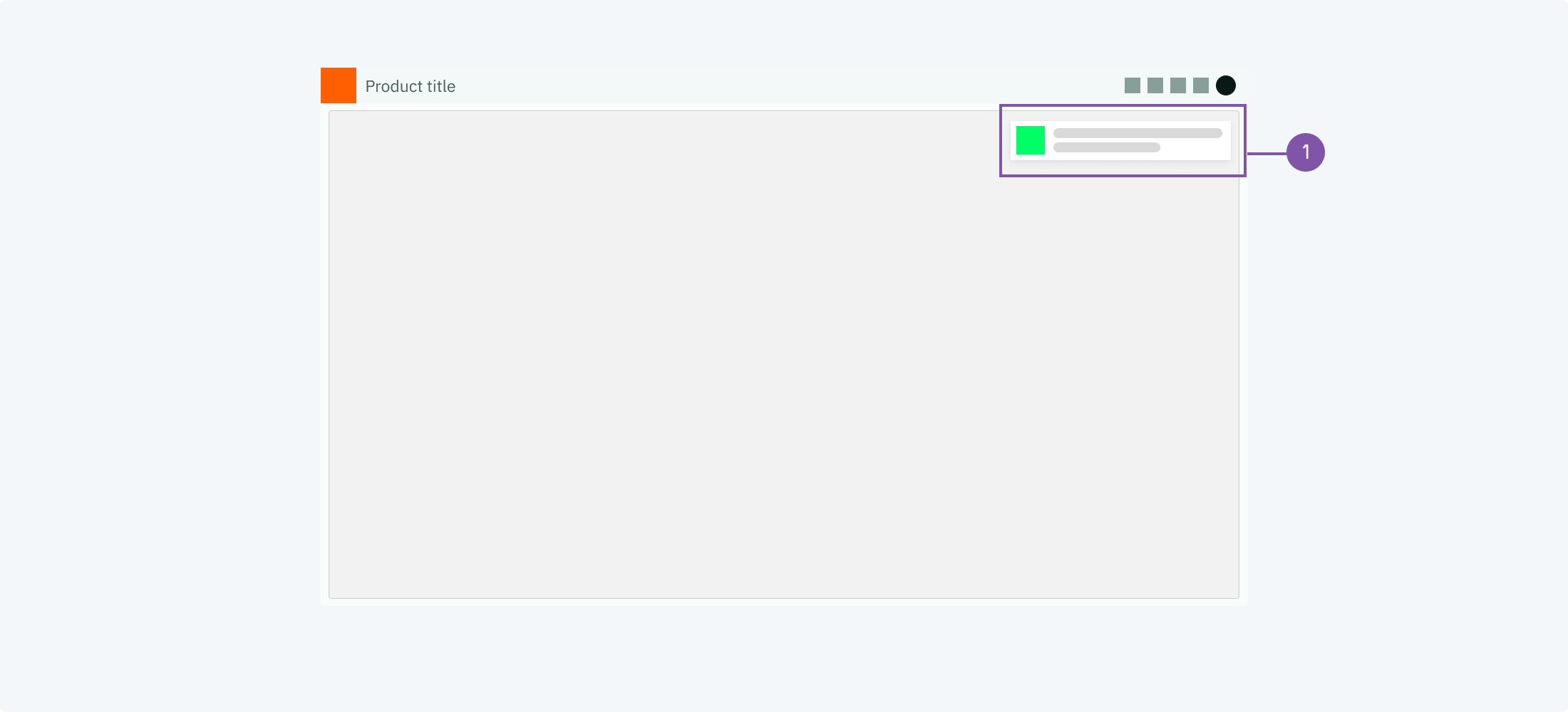 Example for success notification as a toaster
